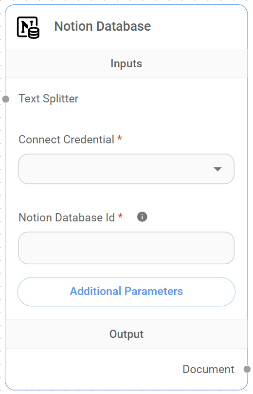 <p>Notion Database Node</p>